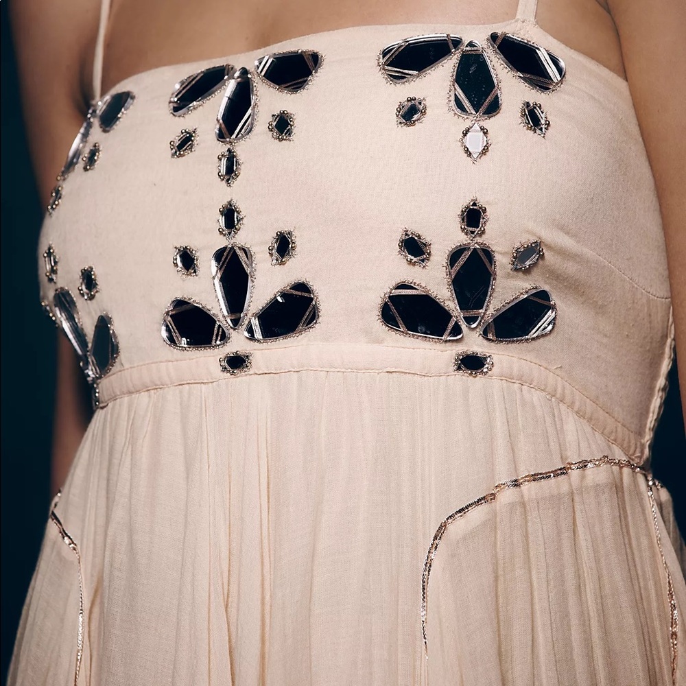 Free People ONE Mirrored Beaded Fairy Party Dress - Picture 6 of 16